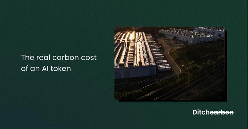 The Real Carbon Cost of an AI Token